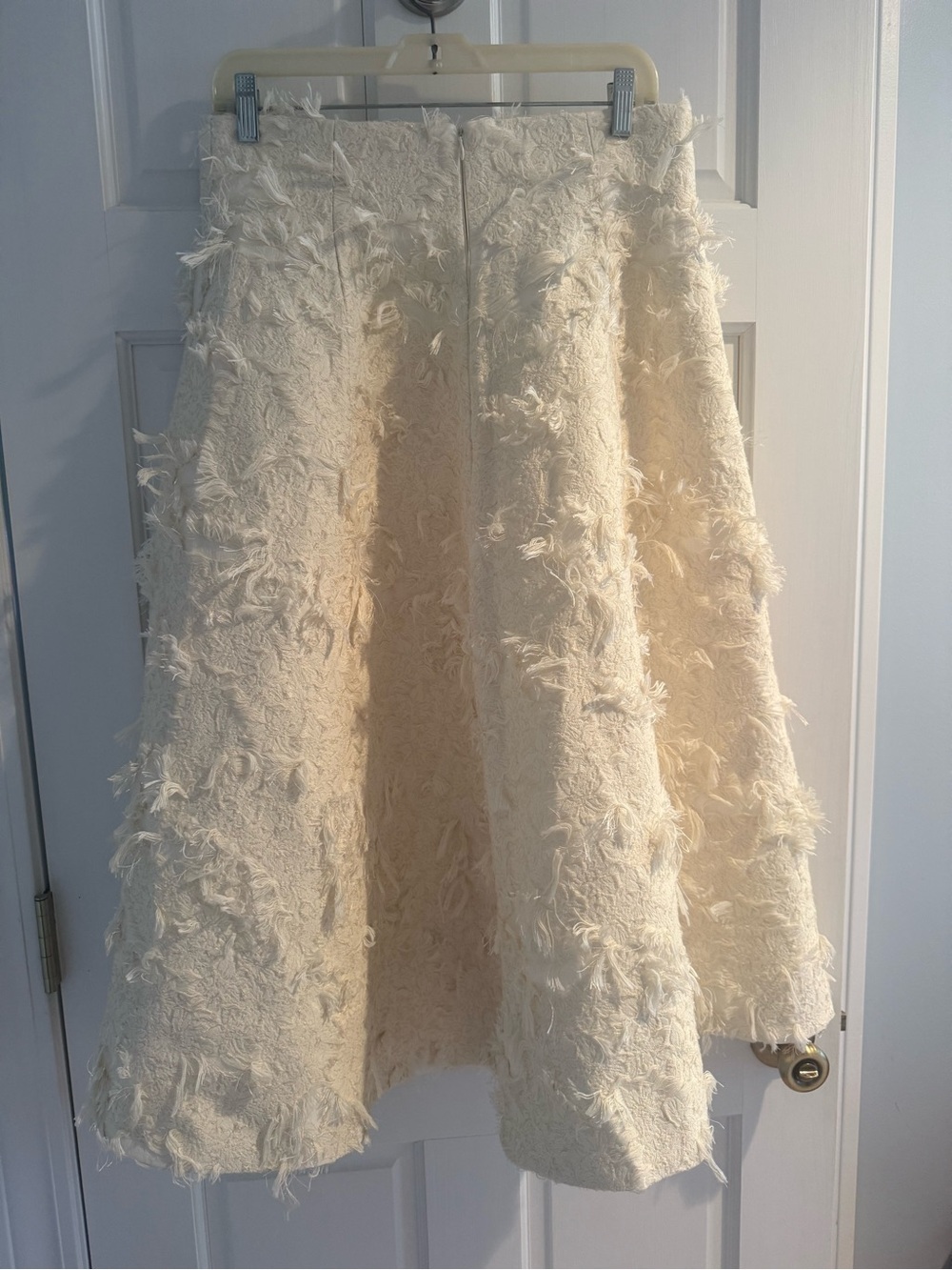 NWT Zara ZW Collection structured Midi Skirt Size Large - Picture 6 of 8